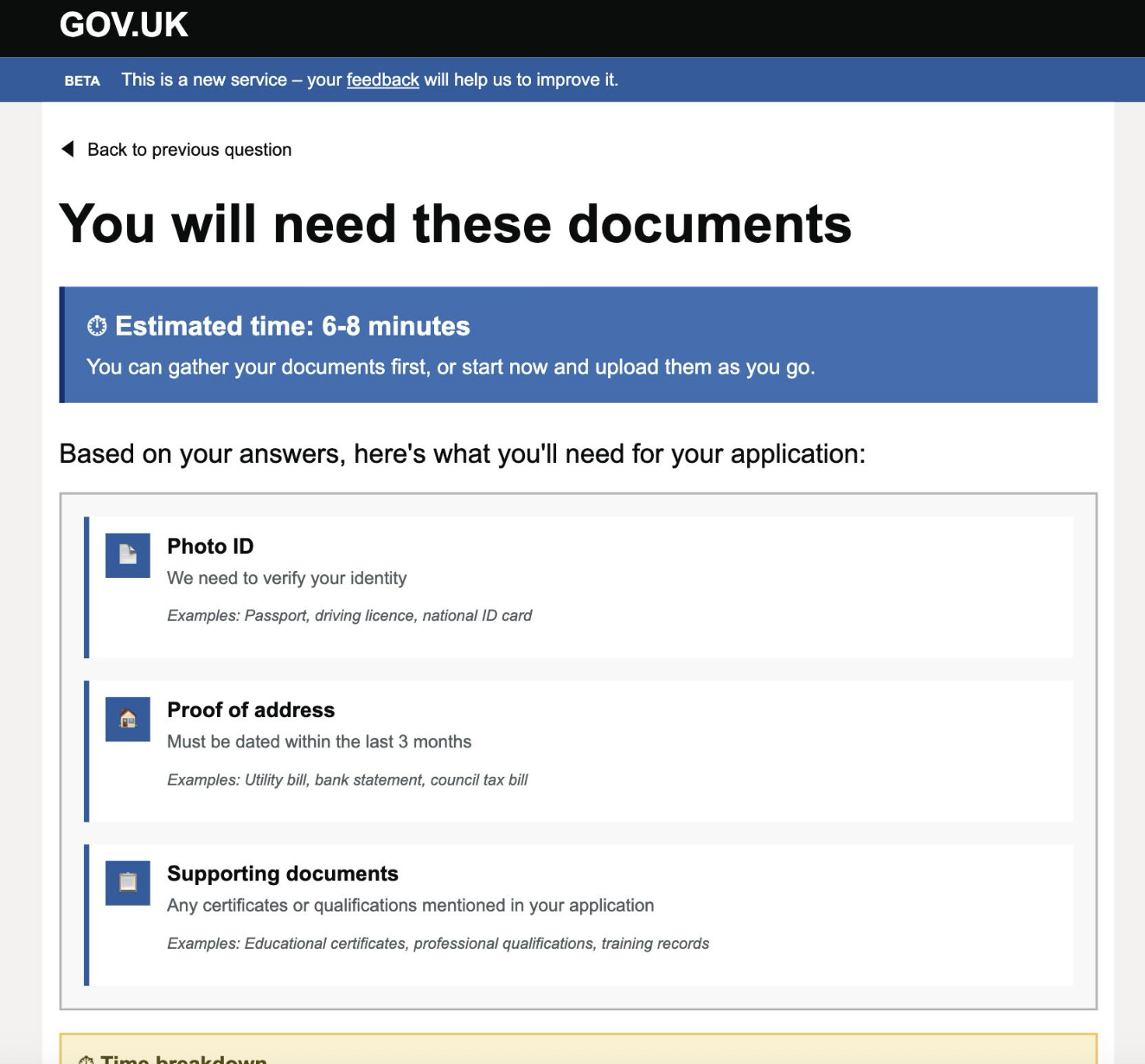 Prototype screens and mobile flows for the DfE teacher registration redesign