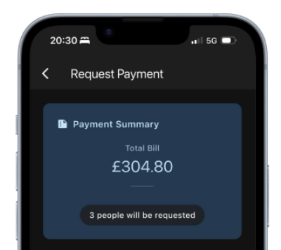 SplitScan receipt scanning interface